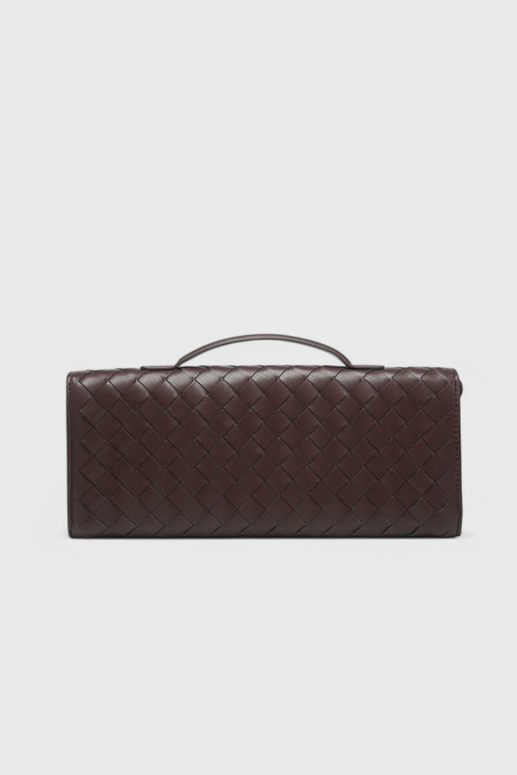 Pochette Melanie con fiocchi dorati
