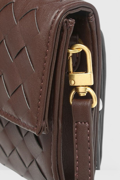 Pochette Melanie con fiocchi dorati