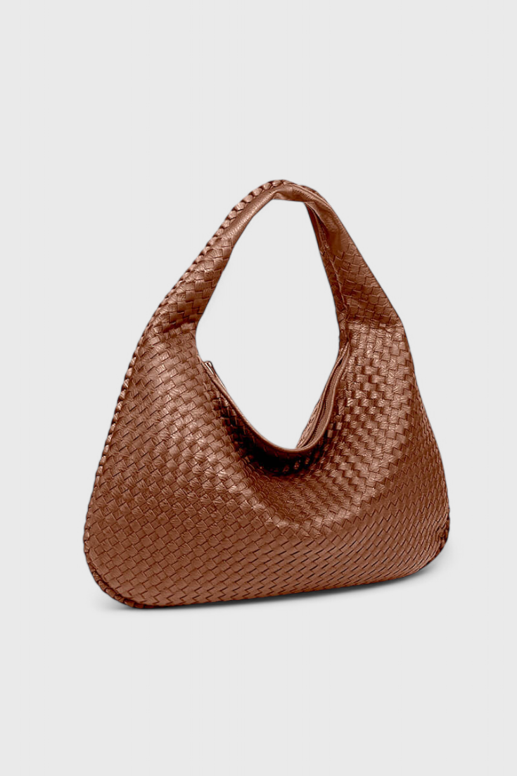 Borsa a tracolla intrecciata Tilly