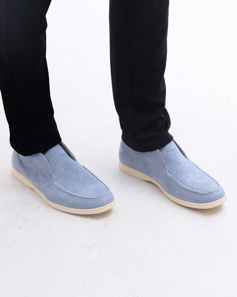 Mason | Mocassino scamosciato da uomo mid-cut senza lacci
