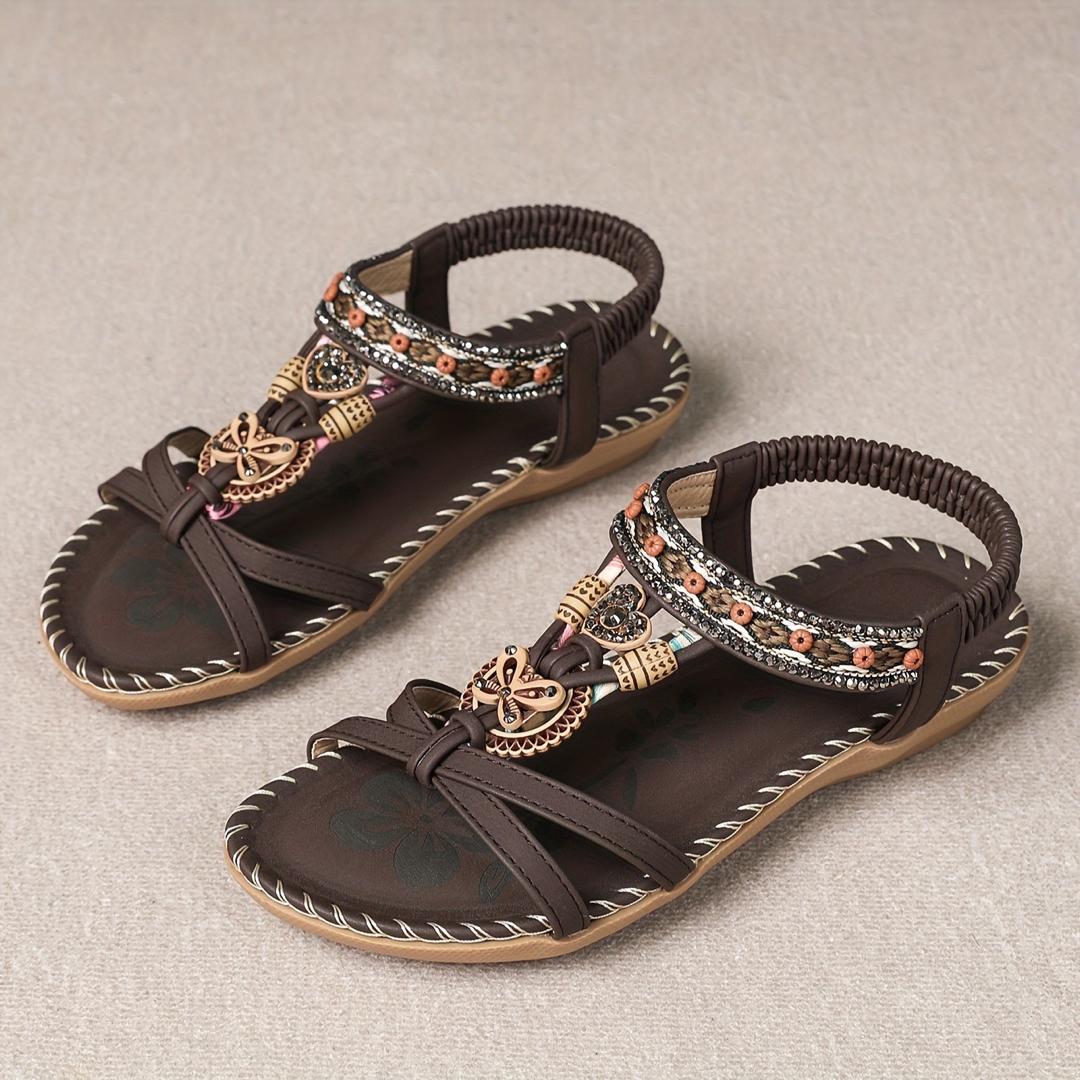 Sandali ortopedici Nadia™ in stile Ibiza per comfort ed eleganza.