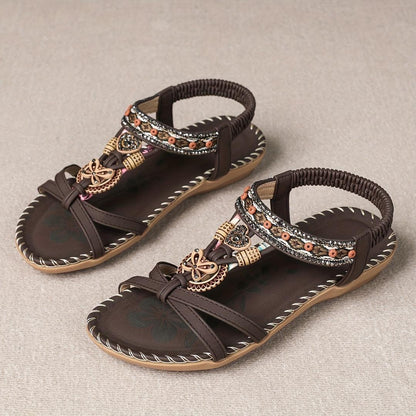 Sandali ortopedici Nadia™ in stile Ibiza per comfort ed eleganza.