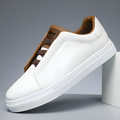 Alexander | Sneakers bianche da uomo in pelle di alta qualità