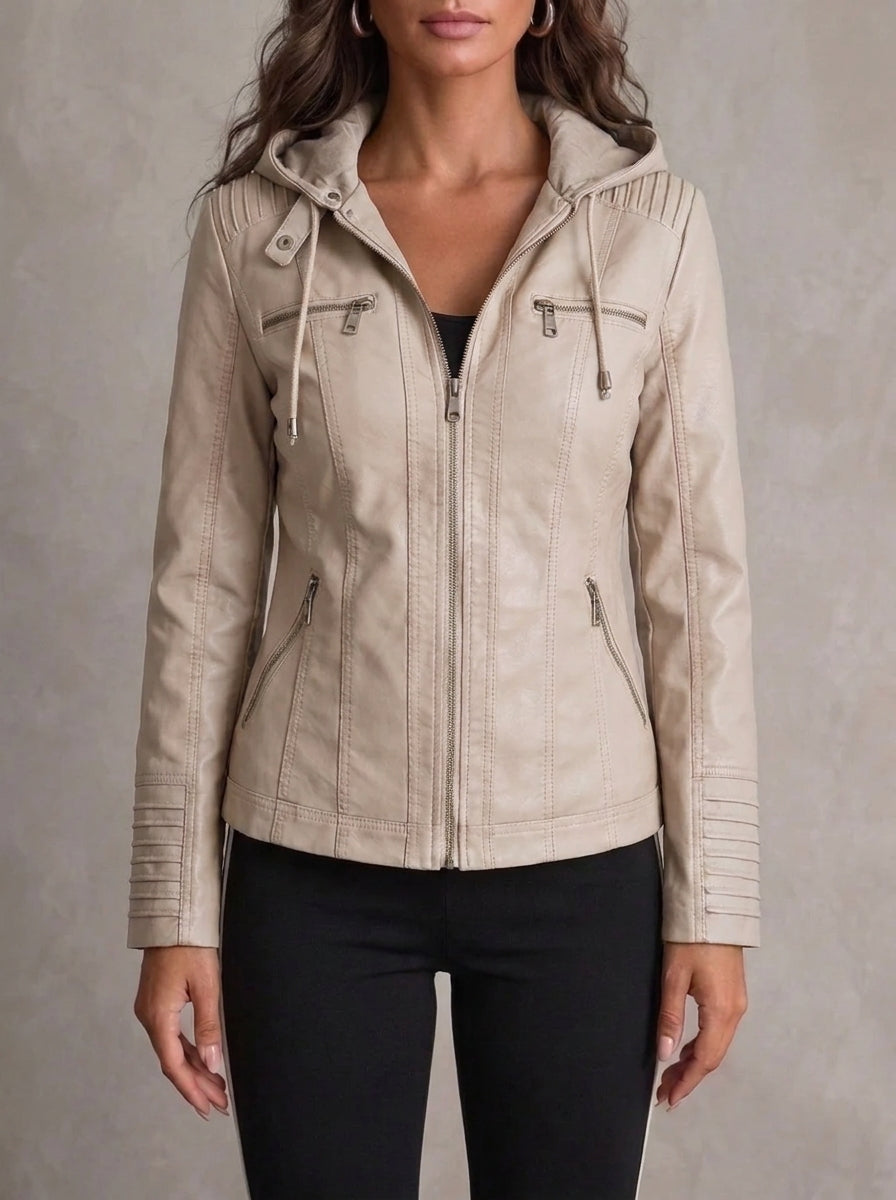Cristina - Giacca in pelle resistente ed elegante