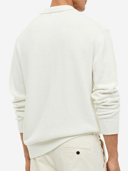 Maglione elegante con collo aperto per look di stile