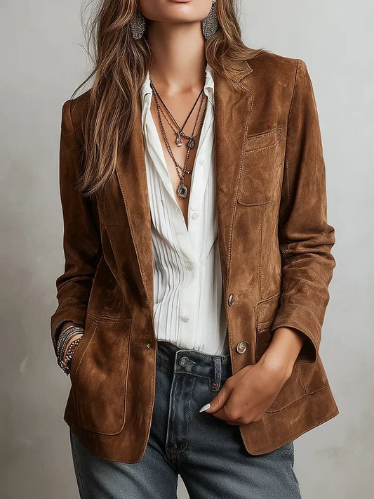 Viktorie | Blazer vintage marrone