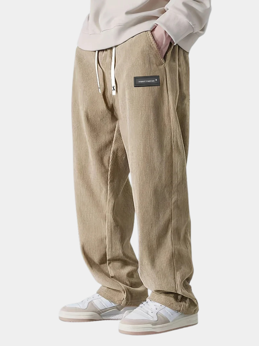 PANTALONI IN VELLUTO A COSTE