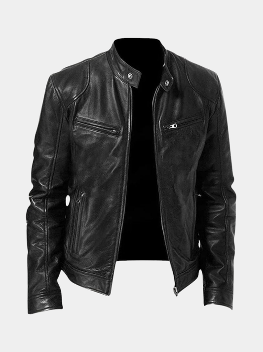 GIACCA IN PELLE DA UOMO ELEGANTE DI ALTA GAMMA