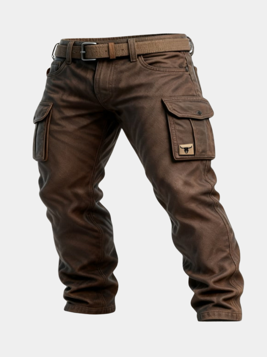 PANTALONI CARGO FODERATI