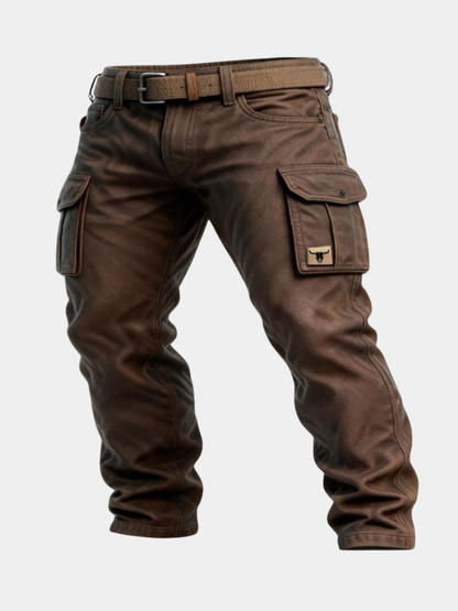 PANTALONI CARGO FODERATI