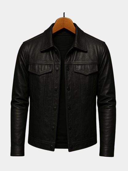 GIACCA IN PELLE MODERNA RIDER