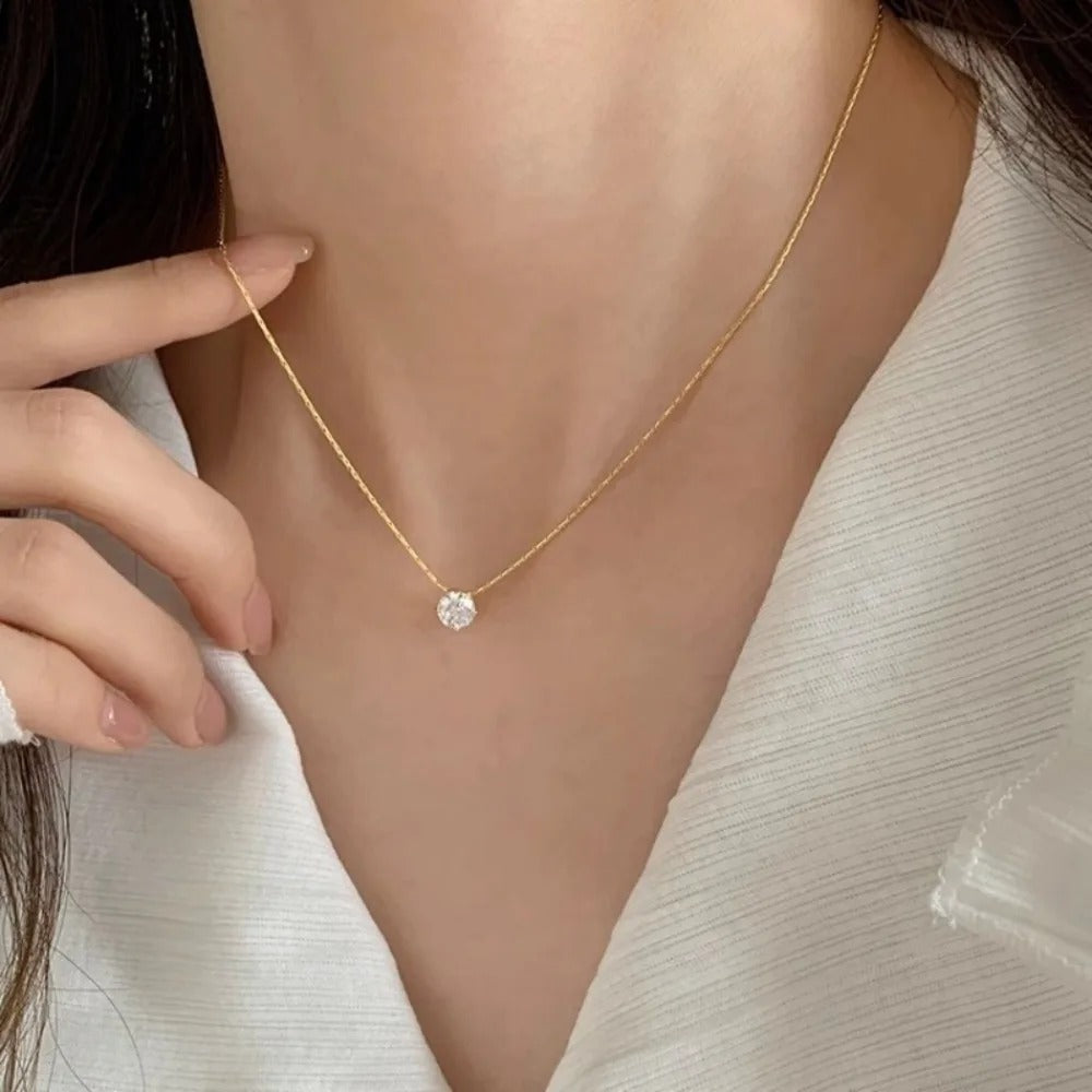 COLLANA DI PIETRE DI MOISSANITE