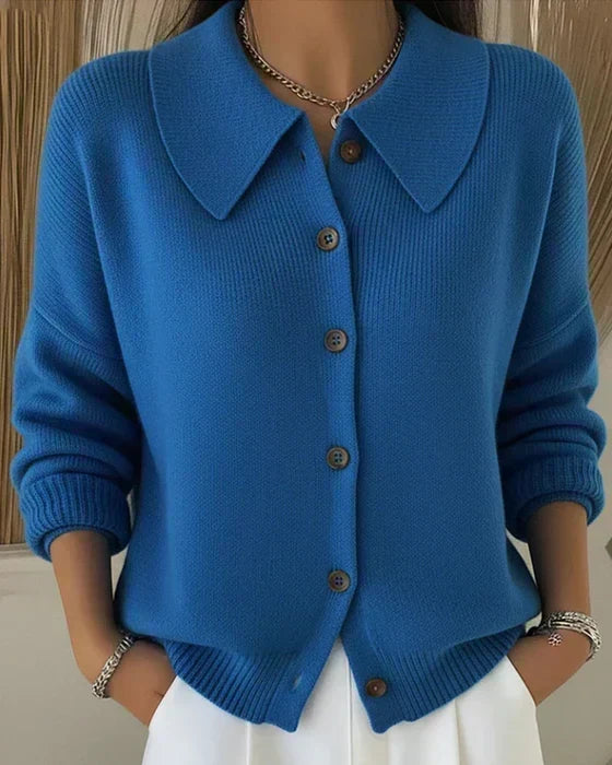 Klaasje | Cardigan con colletto a bottoni