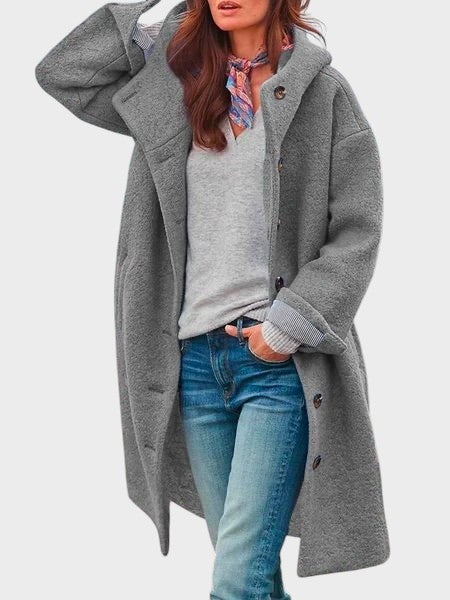 Alena™ | Cappotto Gombos con cappuccio