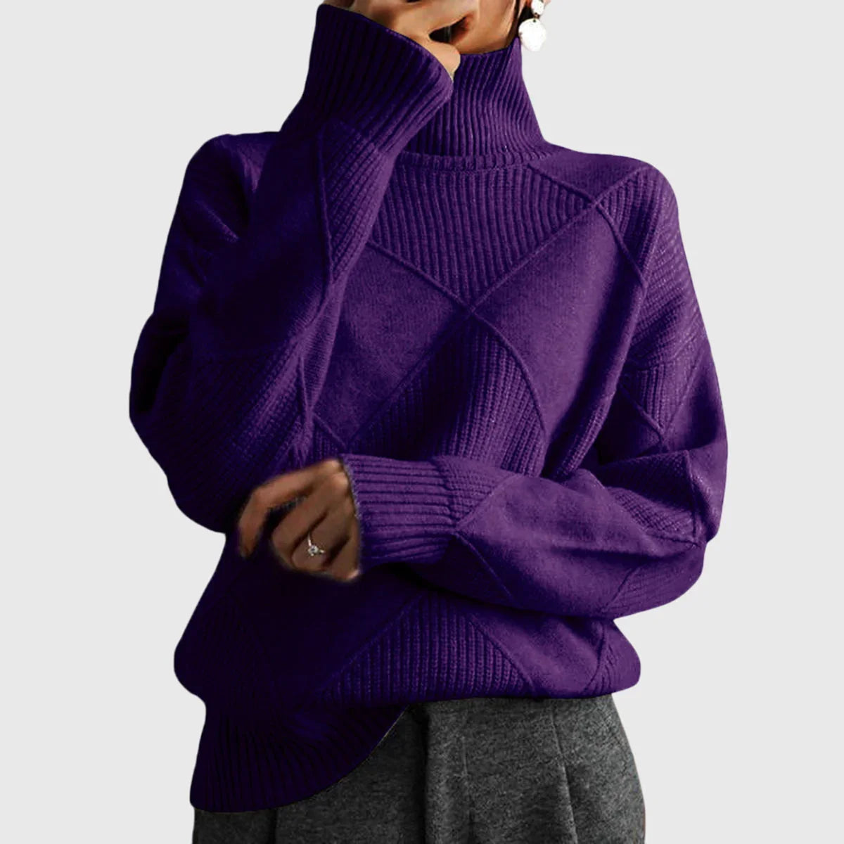 Lauren | Maglione a collo alto di lusso
