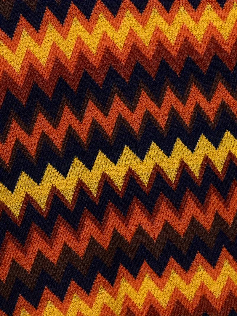 Maglione rétro con motivo a zig zag