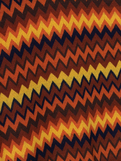 Maglione rétro con motivo a zig zag