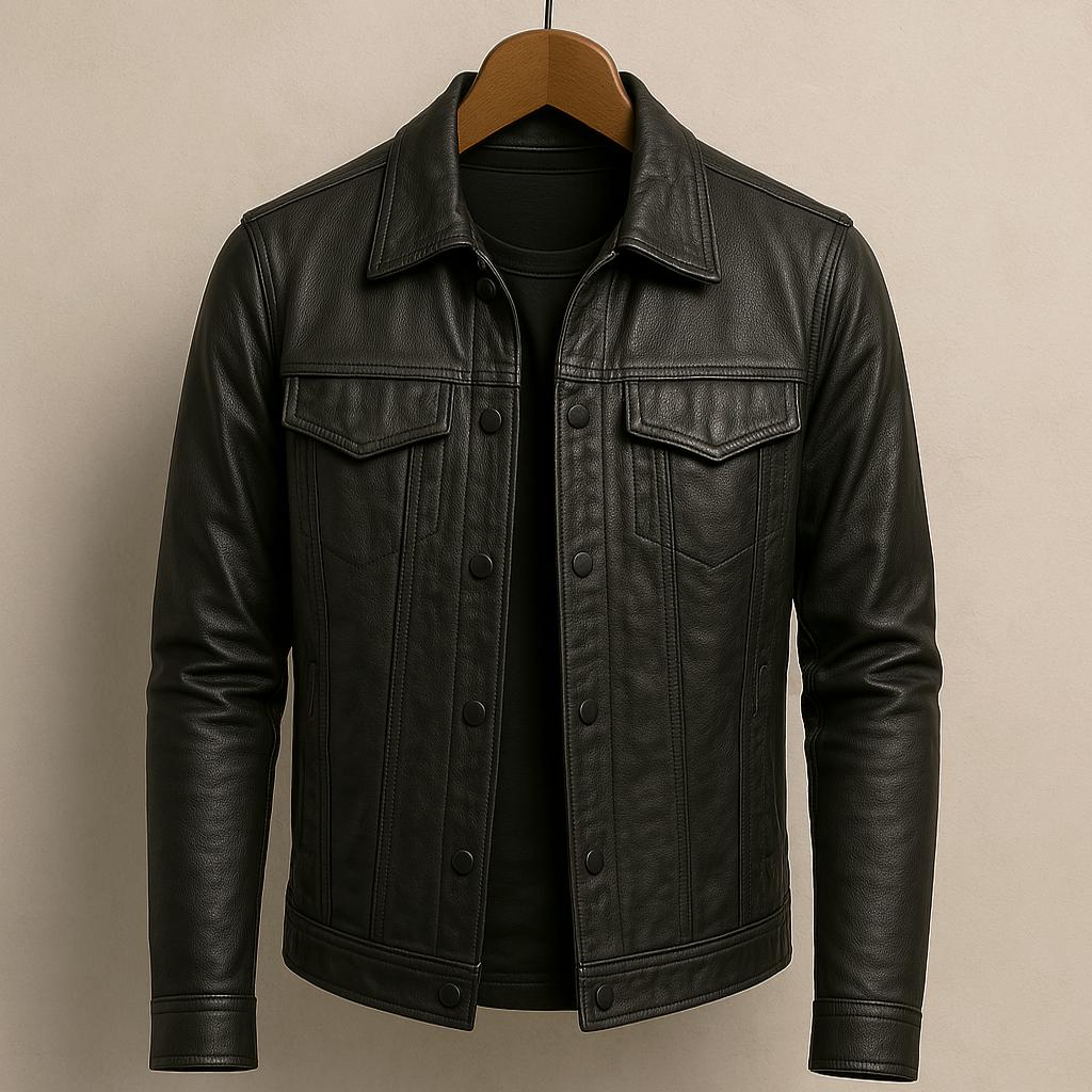GIACCA IN PELLE MODERNA RIDER
