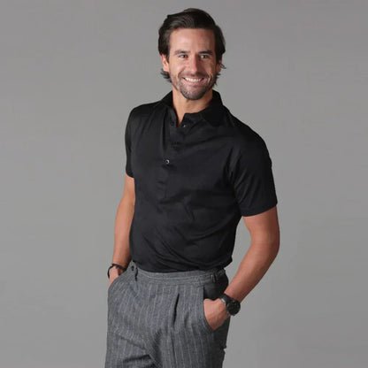 Jack | Polo a maniche corte Slim Fit in tessuto tecnico elegante
