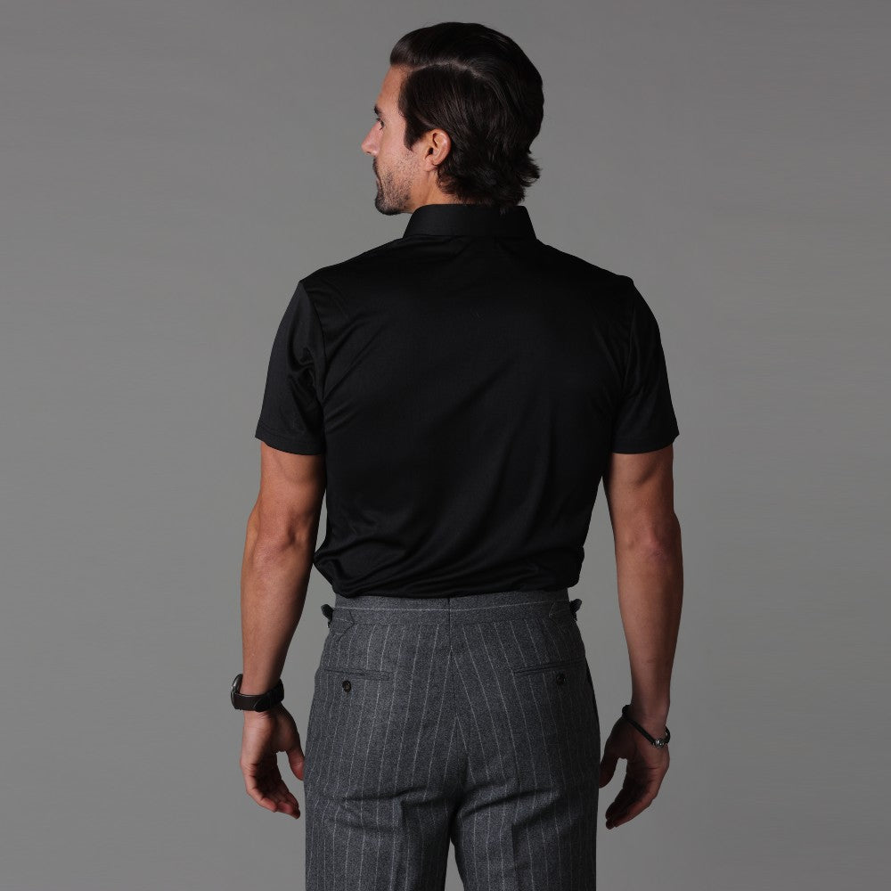 Jack | Polo a maniche corte Slim Fit in tessuto tecnico elegante