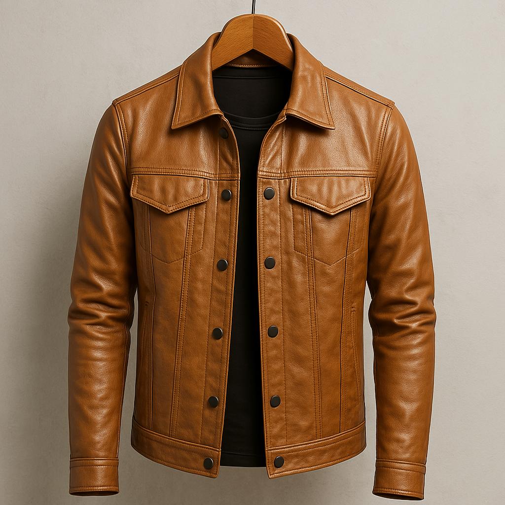 GIACCA IN PELLE MODERNA RIDER