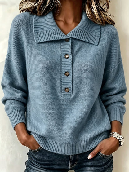 Nicole | Maglione autunnale da donna con bottoni