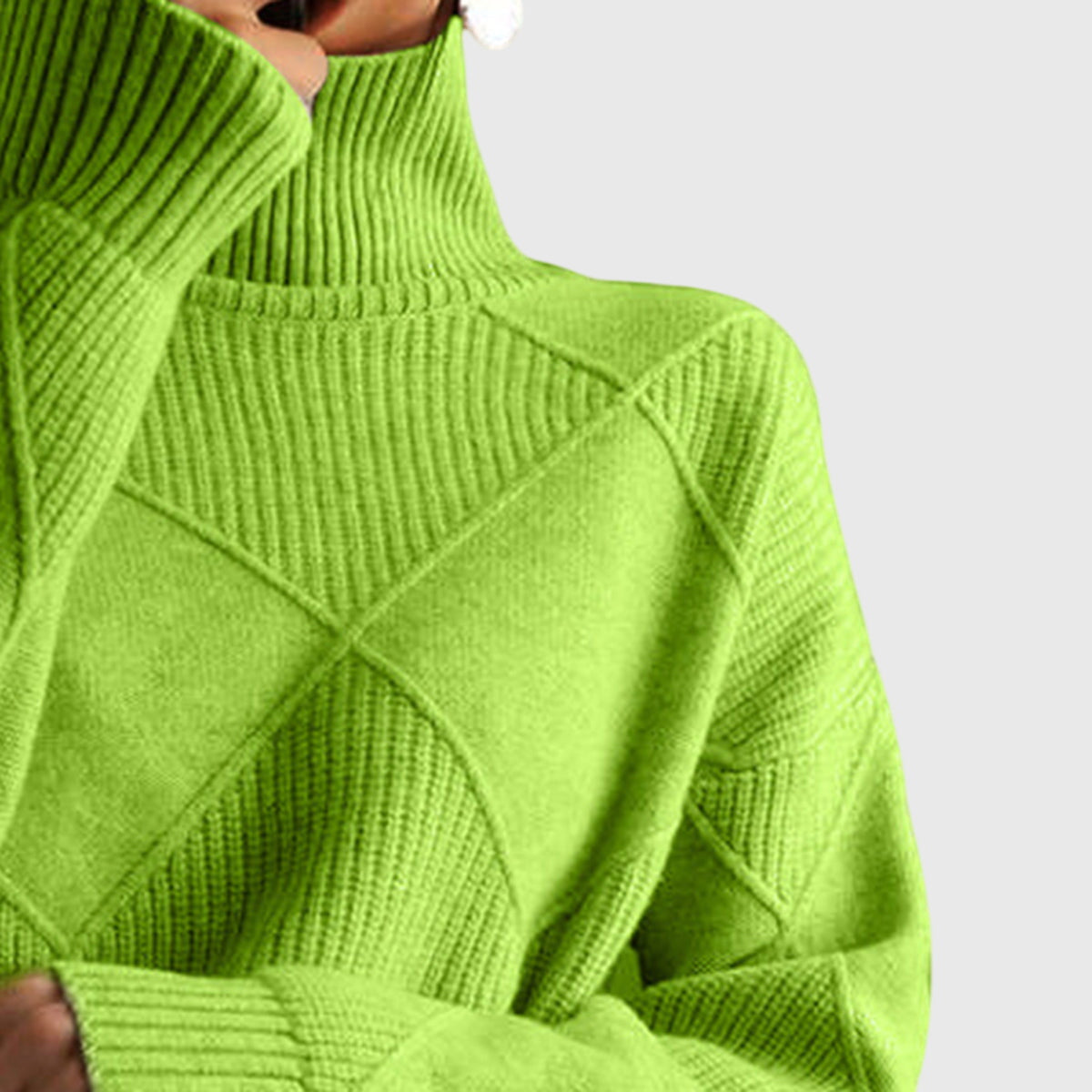 Angela™ | Maglione a Collo Alto
