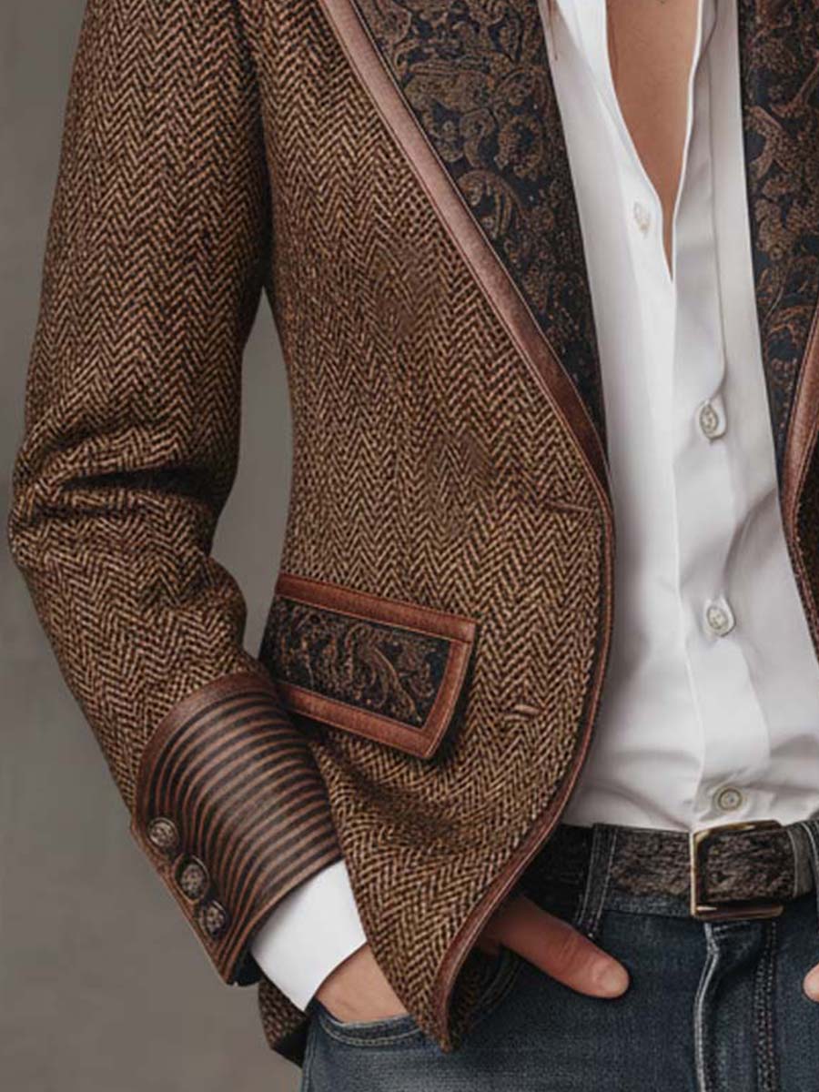 Gisela | Blazer con Pannelli a Spigato