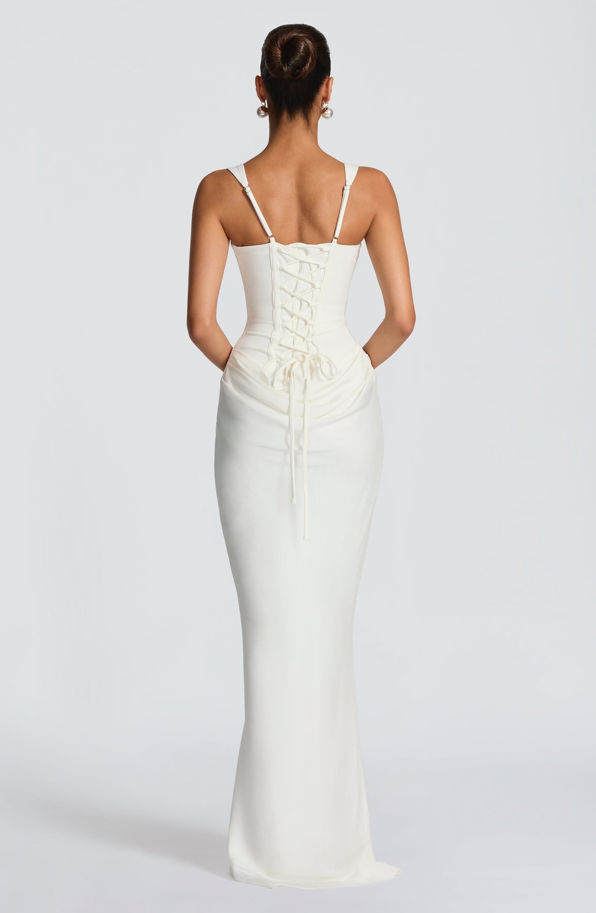 Éléonore | Abito maxi con scollatura quadrata