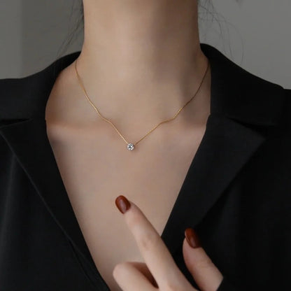 COLLANA DI PIETRE DI MOISSANITE