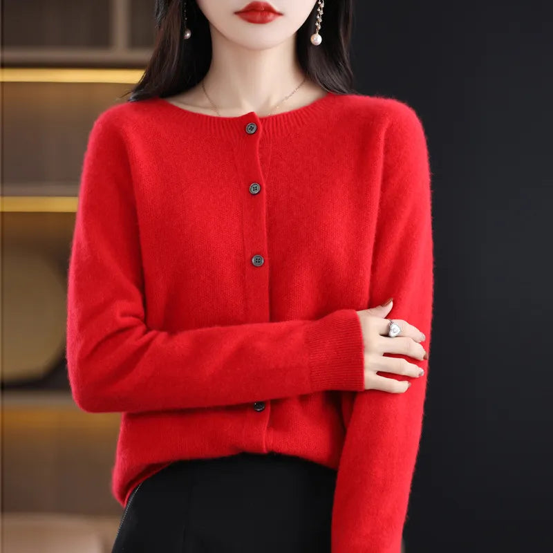 Margherita - Elegante cardigan in lana