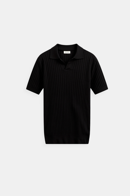Polo a Maniche Corte in Cotone a Costine da Uomo – Elegante & Senza Tempo