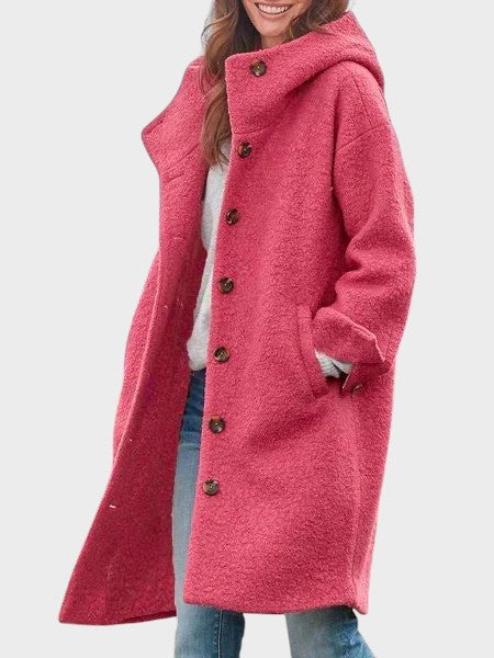 Alena™ | Cappotto Gombos con cappuccio