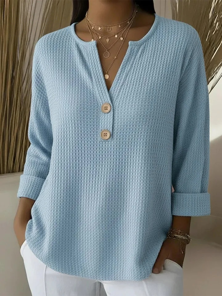 Aaltje | Top Henley con bottoni
