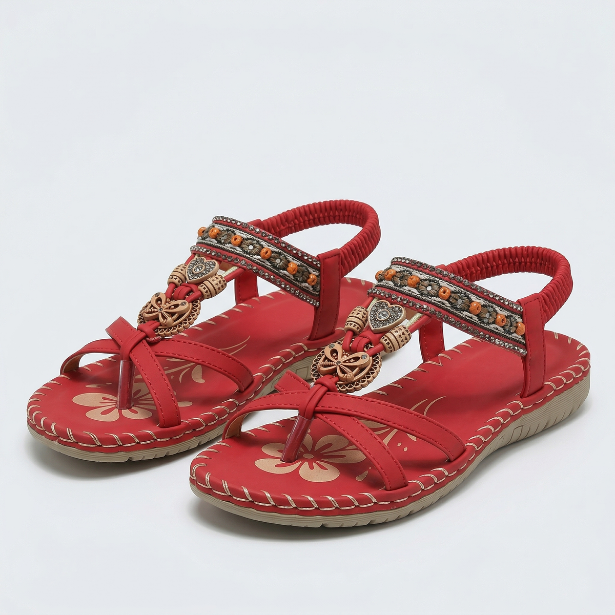 Sandali ortopedici Nadia™ in stile Ibiza per comfort ed eleganza.
