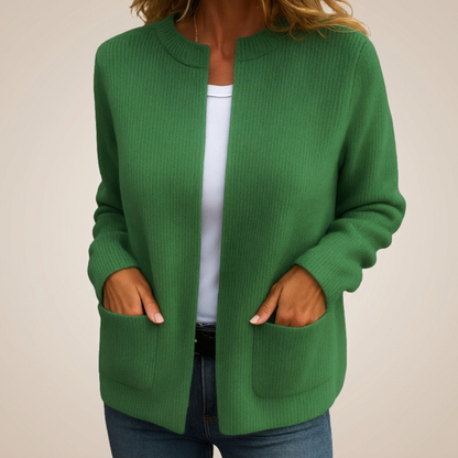 Colette | Giacca in maglia con zip e tasche