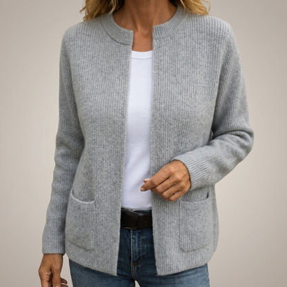 Colette | Giacca in maglia con zip e tasche