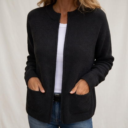 Amparo | Giacca in Maglia con Zip e Tasche