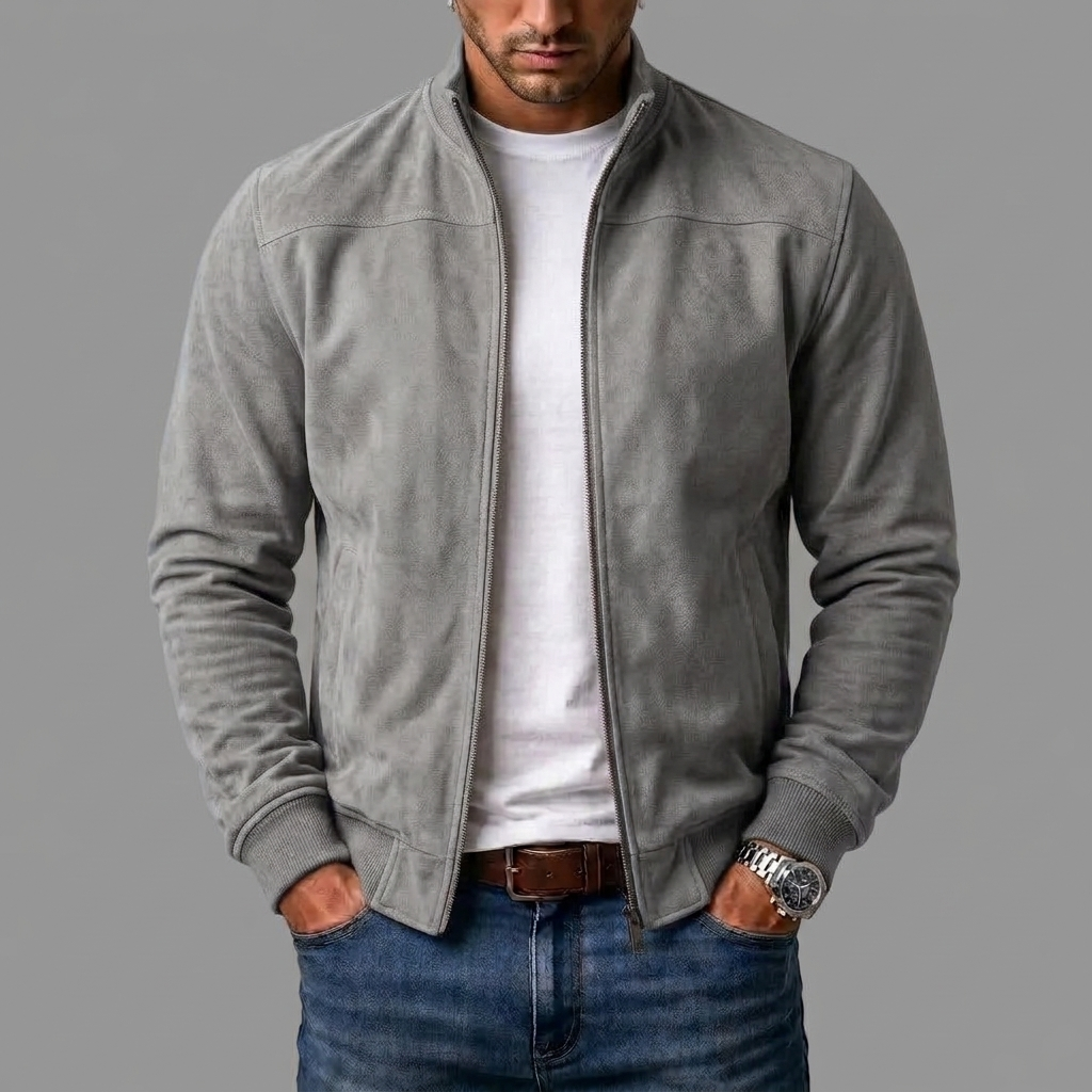 Varel | Giubbotto bomber in camoscio