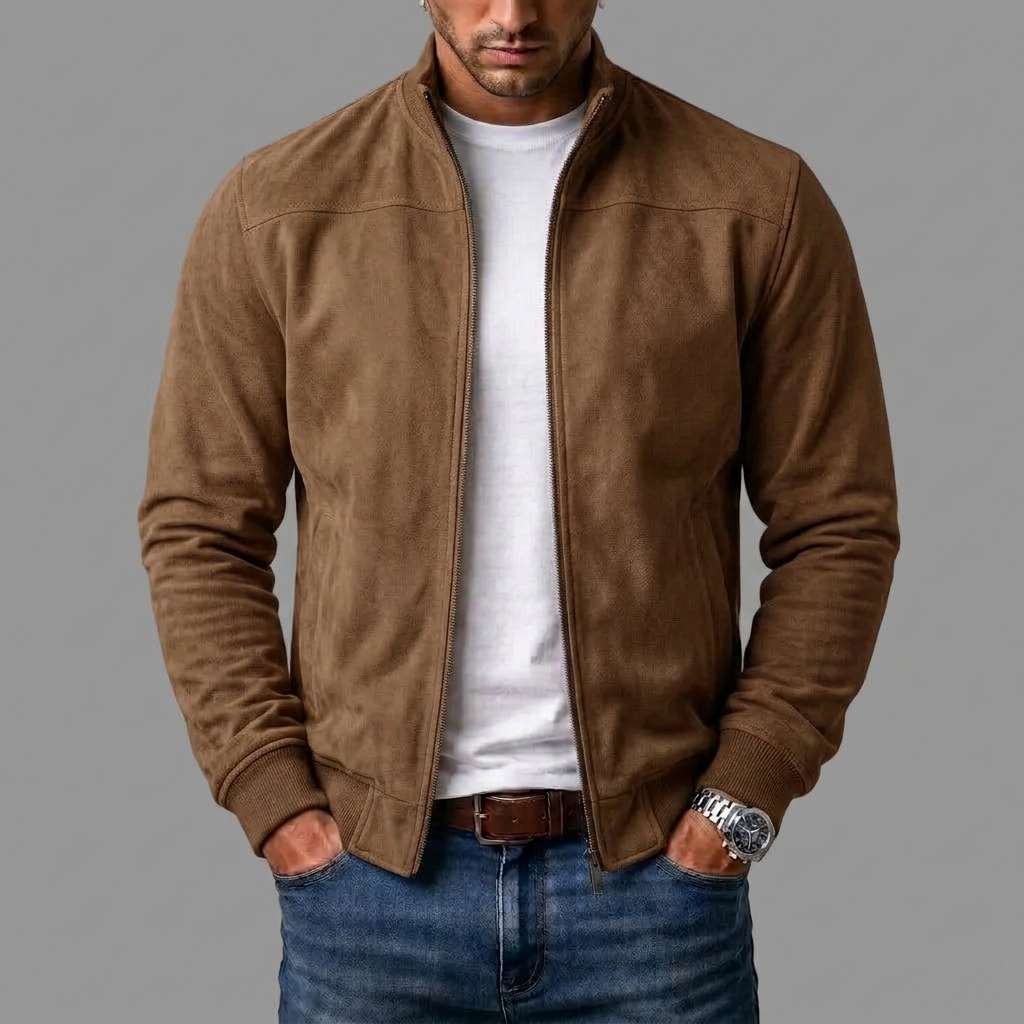 Varel | Giubbotto bomber in camoscio