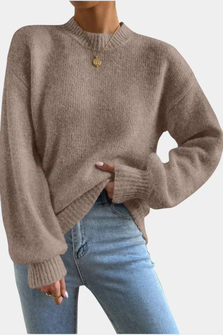 Mae | Maglione a Girocollo con Maniche a Palloncino
