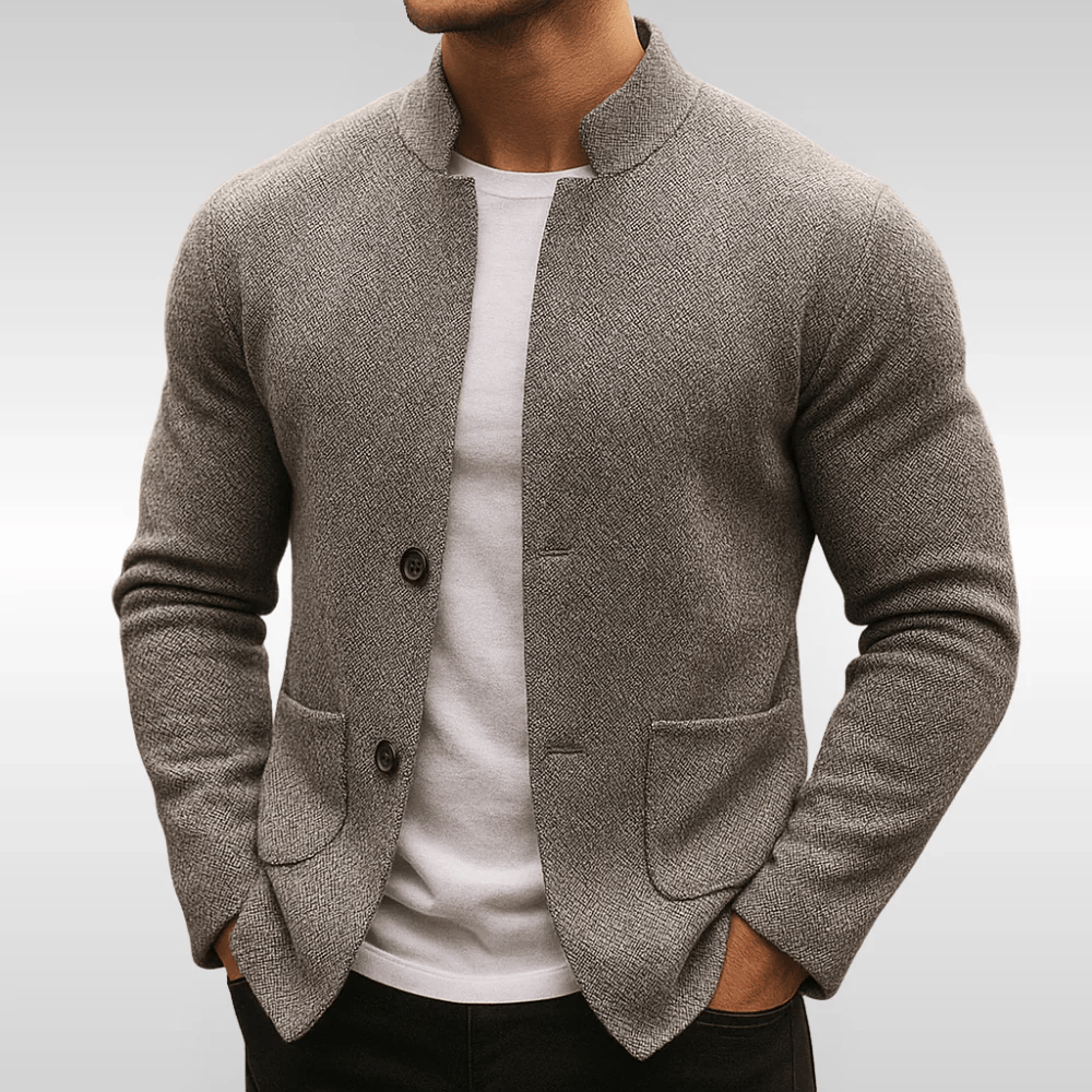 GILET IN MAGLIA TESTURIZZATA DA UOMO