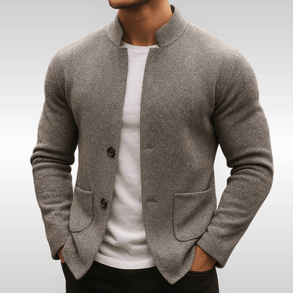 GILET IN MAGLIA TESTURIZZATA DA UOMO