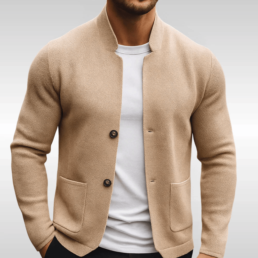 GILET IN MAGLIA TESTURIZZATA DA UOMO
