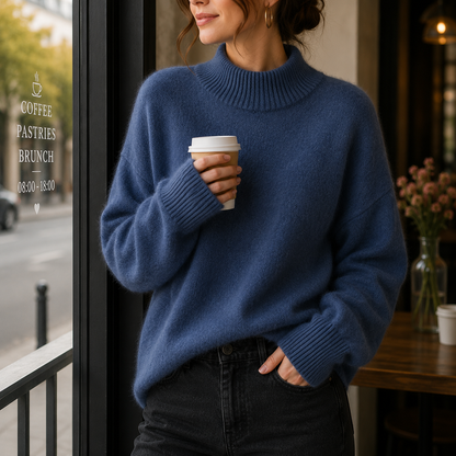 Juniper | Maglione Oversize a Collo Alto Donna