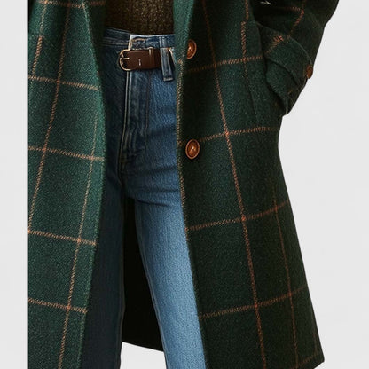 Jadranka™ | Cappotto classico con motivo a quadri