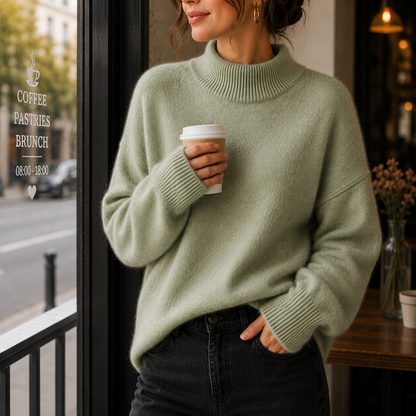 Juniper | Maglione Oversize a Collo Alto Donna