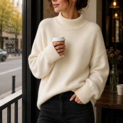 Juniper | Maglione Oversize a Collo Alto Donna