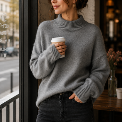 Juniper | Maglione Oversize a Collo Alto Donna