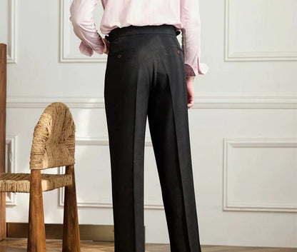 Pantaloni fluidi a vita alta eleganti